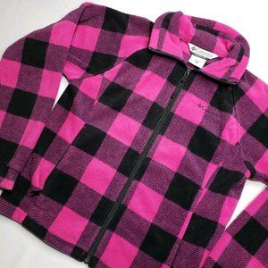Columbia Fleece Full Zippered Jacket Sz 14/16